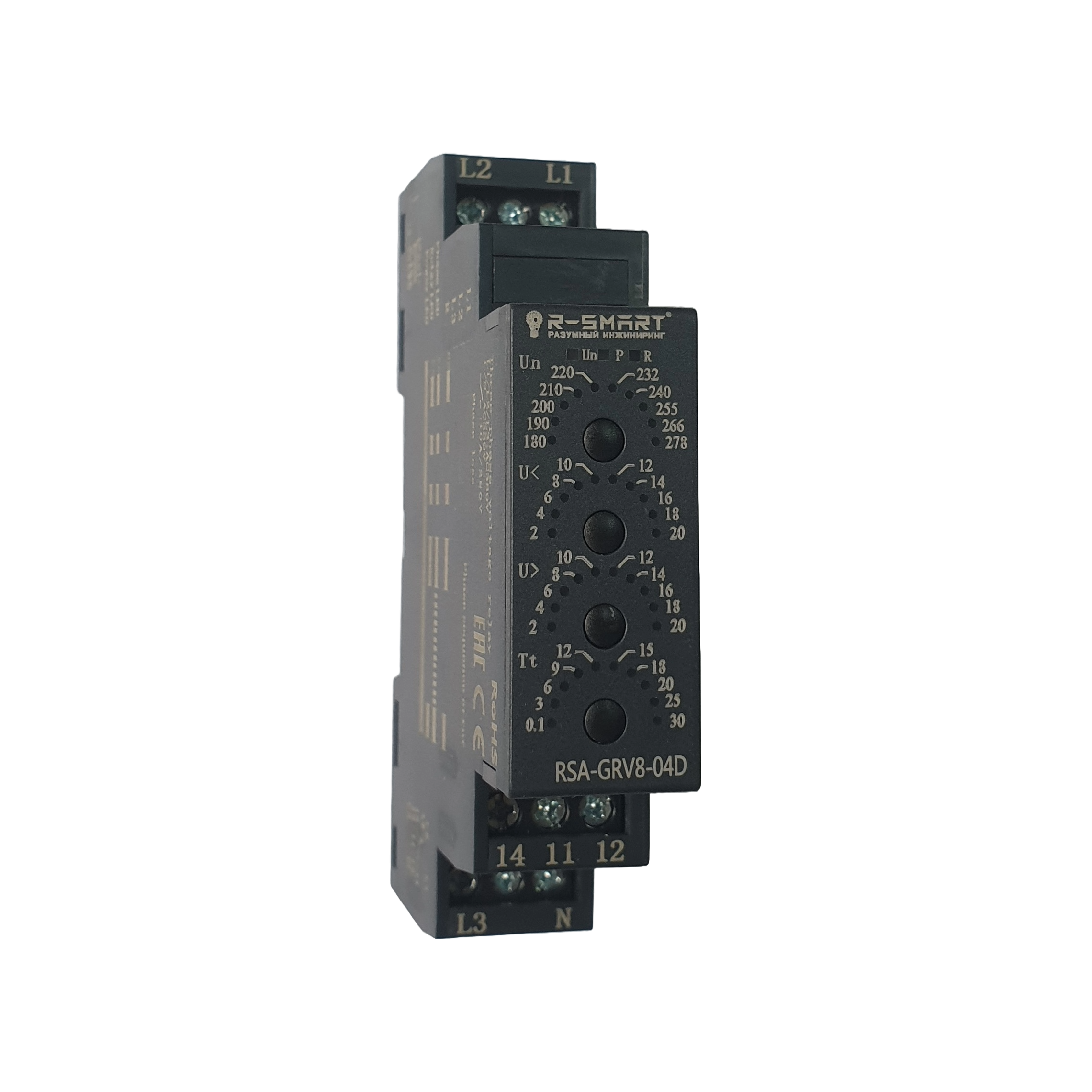 Превью <h6>Реле контроля напряжения для 4-х проводной сети RSA-GRV8-04D</h6>