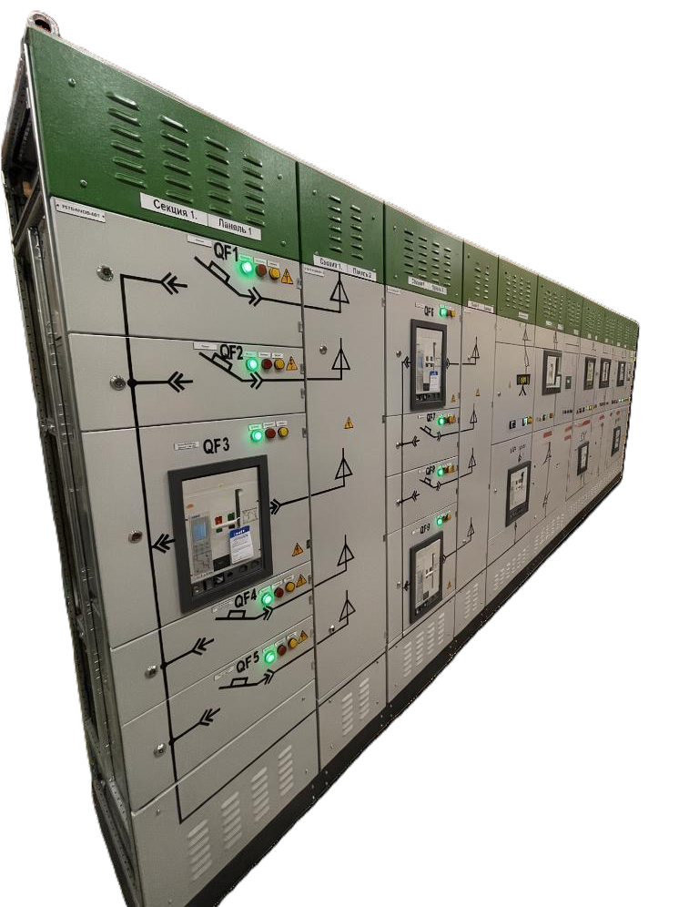 РУНН до 1.0 кВ с секционированием 2а; 2b; Зa; Зb; 4a; 4b по ГОСТ IEC 61439-2-2015